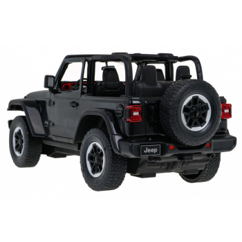 Jeep Wrangler Rubicon czarny RASTAR model 1:14 Zdalnie sterowane auto + pilot 2,4 GHz